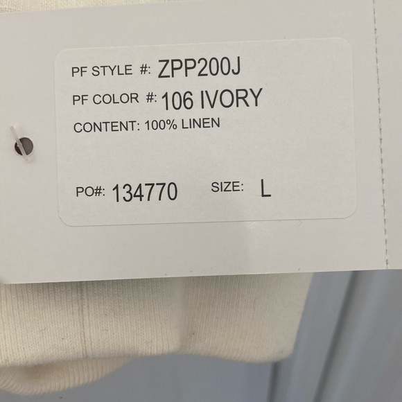 Paul Fredrick linen baseball jacket never worn - Picture 2 of 4